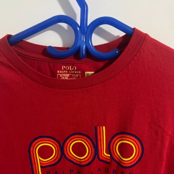 Mens Polo Ralph Lauren Red T shirt - Picture 2 of 3